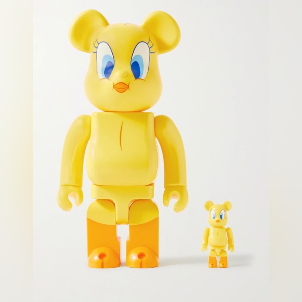 BE@RBRICK Tweety 100% + 400% Printed PVC Figurine Set